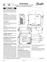 Danfoss Electronic Unit Type 105N4001, 198-254V 50-60Hz for TLV/NLV Compressors Asennusohje