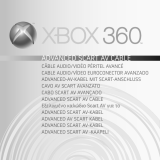 Microsoft Xbox 360 Cable audio vidéo péritel Käyttöohjeet