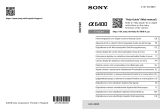 Sony ILCE 6400 Ohjekirja