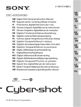 Sony Cyber-Shot DSC W360 Käyttöohjeet
