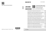 Sony Série ILCE 6100 Käyttöohjeet
