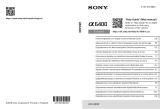 Sony A6400 Noir boitier nu Ohjekirja