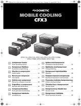 Dometic CFX3 (CFX3 25, CFX3 35, CFX3 45, CFX3 55, CFX3 55IM, CFX3 75DZ,CFX3 95DZ, CFX3 100) Asennusohje