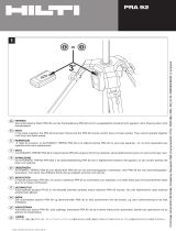 Hilti PRA 92 Käyttöohjeet