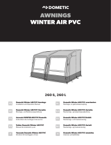 Dometic Winter Air PVC 260S, 260L Käyttö ohjeet