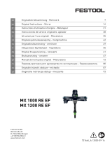 Festool MX 1000 RE EF HS3R Käyttö ohjeet