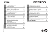 Festool BP 18 Li 4,0 HPC-ASI Käyttö ohjeet