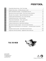 Festool TSC 55 Li 5,2 REBI-Plus/XL-SCA Ohjekirja
