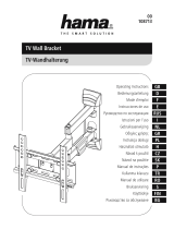 Hama TV WALL BRACKETS Operating Instructions Manual