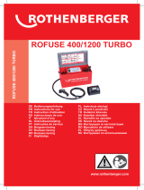 Rothenberger Electro-fusion welding unit ROFUSE TURBO 400 Ohjekirja