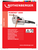 Rothenberger Electric bender ROBEND 4000 set Ohjekirja