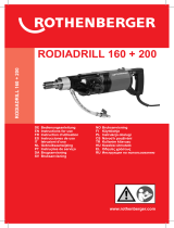 Rothenberger Drill motor RODIADRILL Ohjekirja