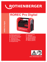 Rothenberger Refrigerant recovery device ROREC Ohjekirja