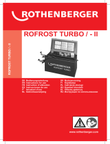 Rothenberger Pipe freezing system ROFROST Turbo 1.1/4" Ohjekirja