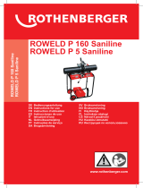 Rothenberger ROWELD P 160 Saniline Ohjekirja