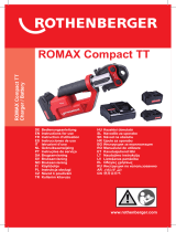 Rothenberger Press machine ROMAX Compact Twin Turbo press jaw set Ohjekirja