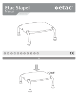 Etac Stapel bathroom stool Ohjekirja