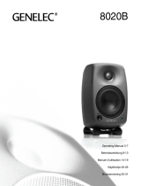 Genelec 8020B Studio Monitor Käyttö ohjeet