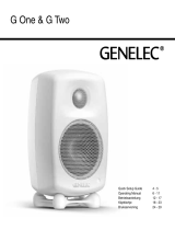 Genelec G One Active Speaker Käyttö ohjeet