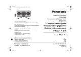 Panasonic SCGT07E Ohjekirja