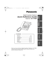 Panasonic KXT7668NE Omistajan opas