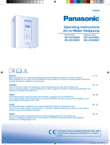 Panasonic WHUD24BE5 Käyttö ohjeet