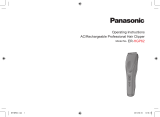 Panasonic ERHGP62 Käyttö ohjeet
