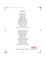 Electrolux AEG MS 100 Ohjekirja