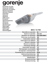 Gorenje MVC72FW Ohjekirja