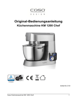 Caso KM 1200 Chef Food processor Käyttö ohjeet