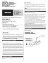 Shimano SM-SH56 Service Instructions