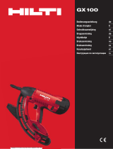 Hilti GX 100 Käyttö ohjeet