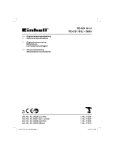 EINHELL TE-CD 18 Li Ohjekirja