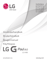 LG G-Pad-8.0-V480 Ohjekirja