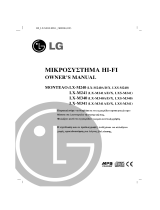 LG LX-M241D Omistajan opas