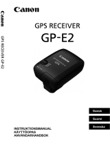 Canon GPS RECEIVER GP-E2 Ohjekirja