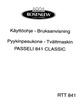 ROSENLEW RTT841 Ohjekirja