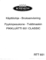 ROSENLEW RTT651 Ohjekirja