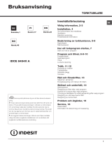 Indesit IDCE 8454X A ECO(EU) Käyttöohjeet