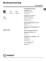 Indesit XWE 81483X WSSS EU Käyttöohjeet