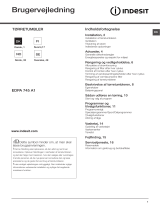 Indesit EDPA 745 A1 ECO (EU) Käyttöohjeet