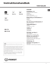 Indesit IDV 75 (EU) Käyttöohjeet