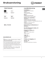 Indesit IDCL 75 B H (EU) Käyttöohjeet