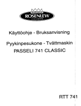 ROSENLEW RTT741 Ohjekirja