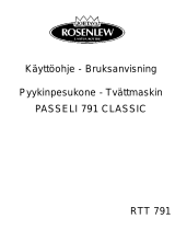 ROSENLEW RTT791 Ohjekirja