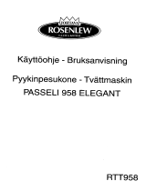 ROSENLEW RTT958               Ohjekirja