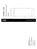AEG LAV41020 Ohjekirja