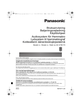 Panasonic SCHTB170EG Omistajan opas