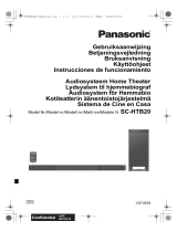 Panasonic SCHTB20EG Käyttö ohjeet