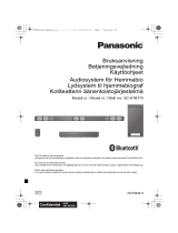 Panasonic SCHTB770EG Omistajan opas